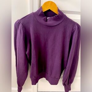Purple Turtleneck Sweater